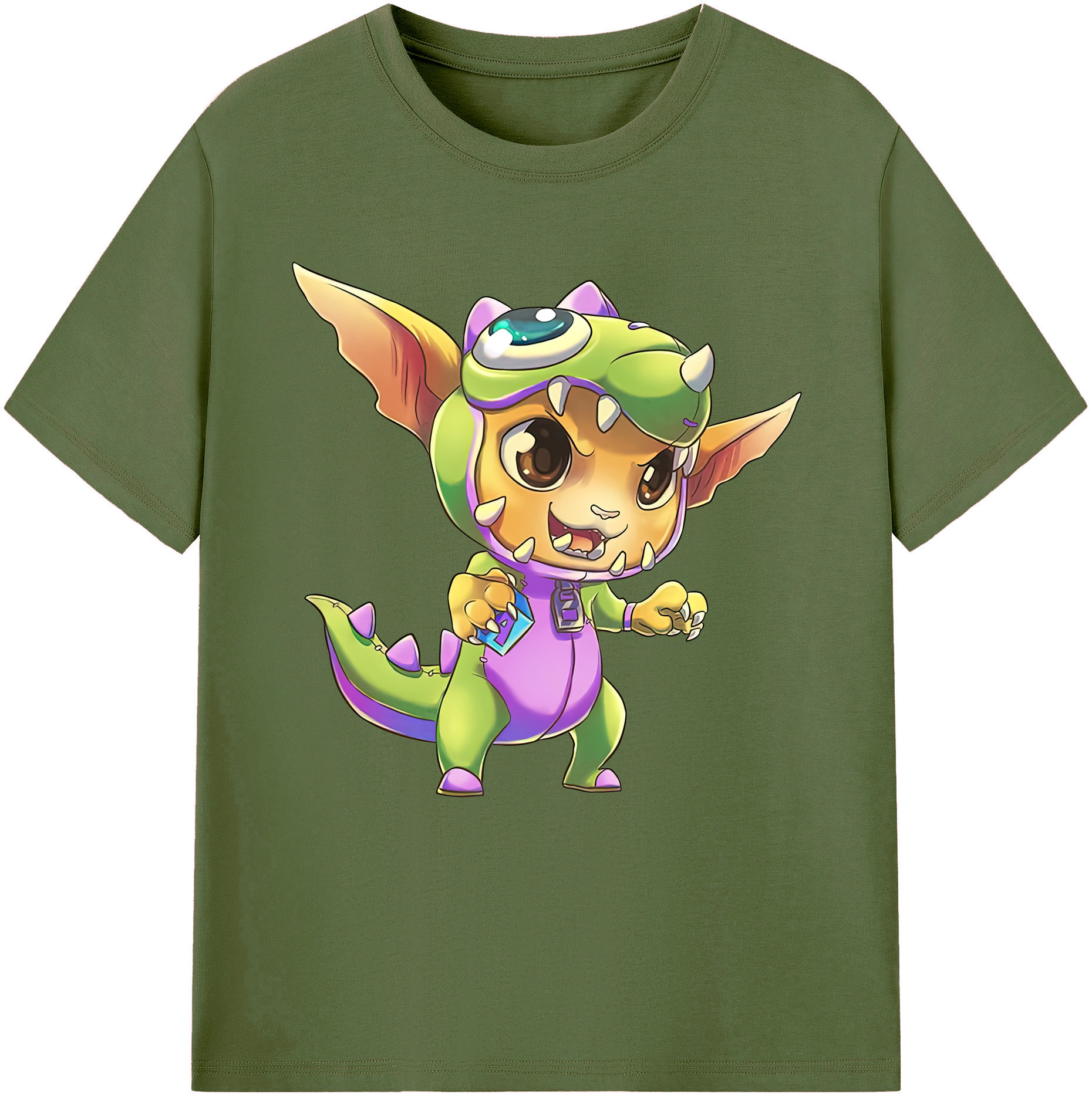 リーグ・オブ・レジェンド League of Legends LOL 綿100％半袖Tシャツ（フロントプリント）